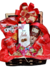 Cesta de chocolate, refrigerante e petiscos - “Lembrança delícia 1”