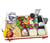 Bandeja Gourmet "Parabéns pra Você" (bolo de aniversário, salada de frutas, paes e bolachinhas) - Encomenda 1 dia de antecedência - Mamis Cestas RP