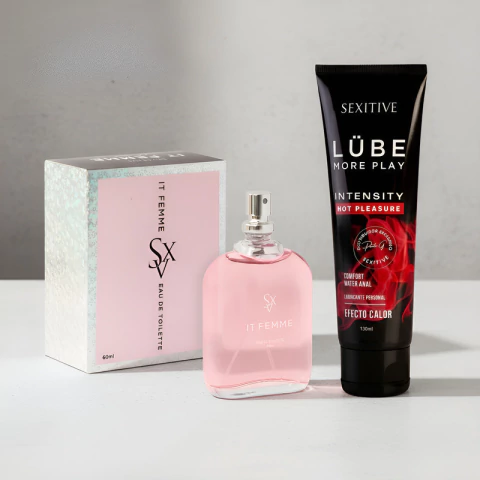 Perfume It Femme + Lubricante Lube Calor 130ml - comprar online