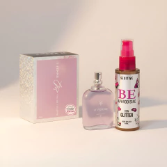 Perfume Afrodisíaco It Femme Floral + Be Con Glitter 60ml