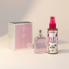 Perfume Afrodisíaco It Femme Floral + Be Con Glitter 60ml