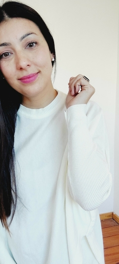 SWEATER PASTORA BLANCO - LAGUNERA