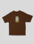 CAMISETA OVERSIZED "JESUS, O MEU FAROL" - MARROM - comprar online