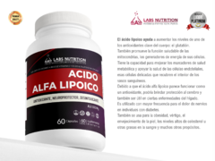 Acido Alfa Lipoico 500mg - Antioxidante (60 capsulas) en internet