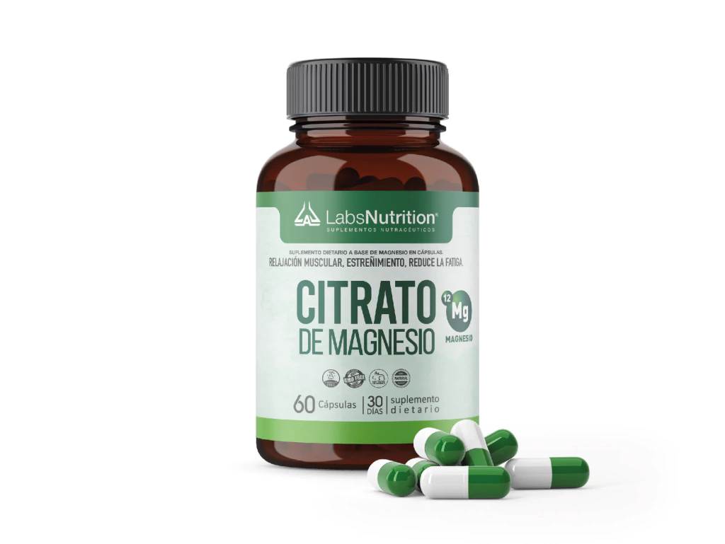 Citrato de Magnesio 400 mg (60 capsulas)
