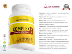 Complex B - Complejo vitamínico B (30 capsulas) - comprar online