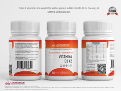 Vitamina D3 + K2 - Regenerador Oseo (60 Capsulas) - Labs Nutrition