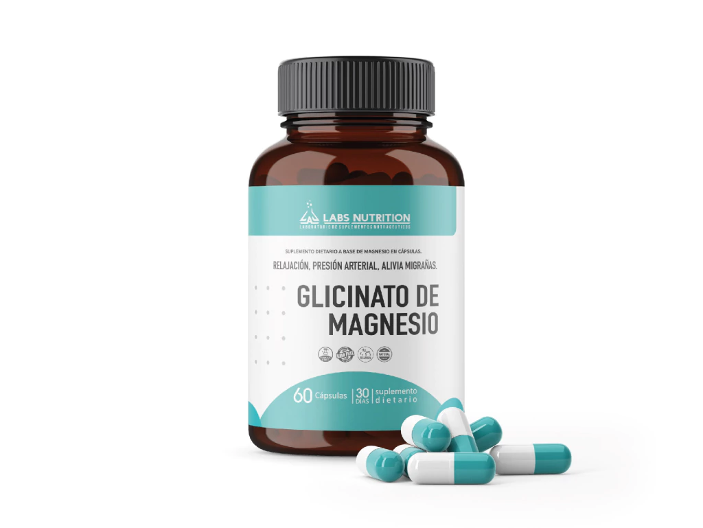 Glicinato de Magnesio 500 mg (60 caps)