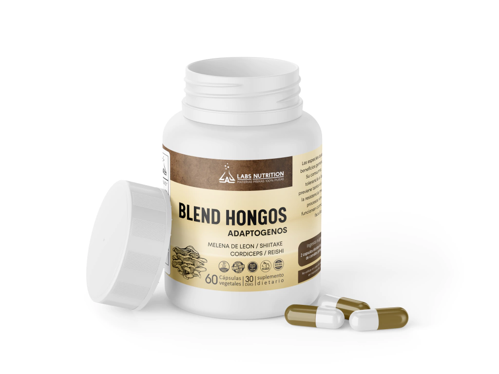 Hongos Adaptogenos - Anti estrés (60 capsulas)