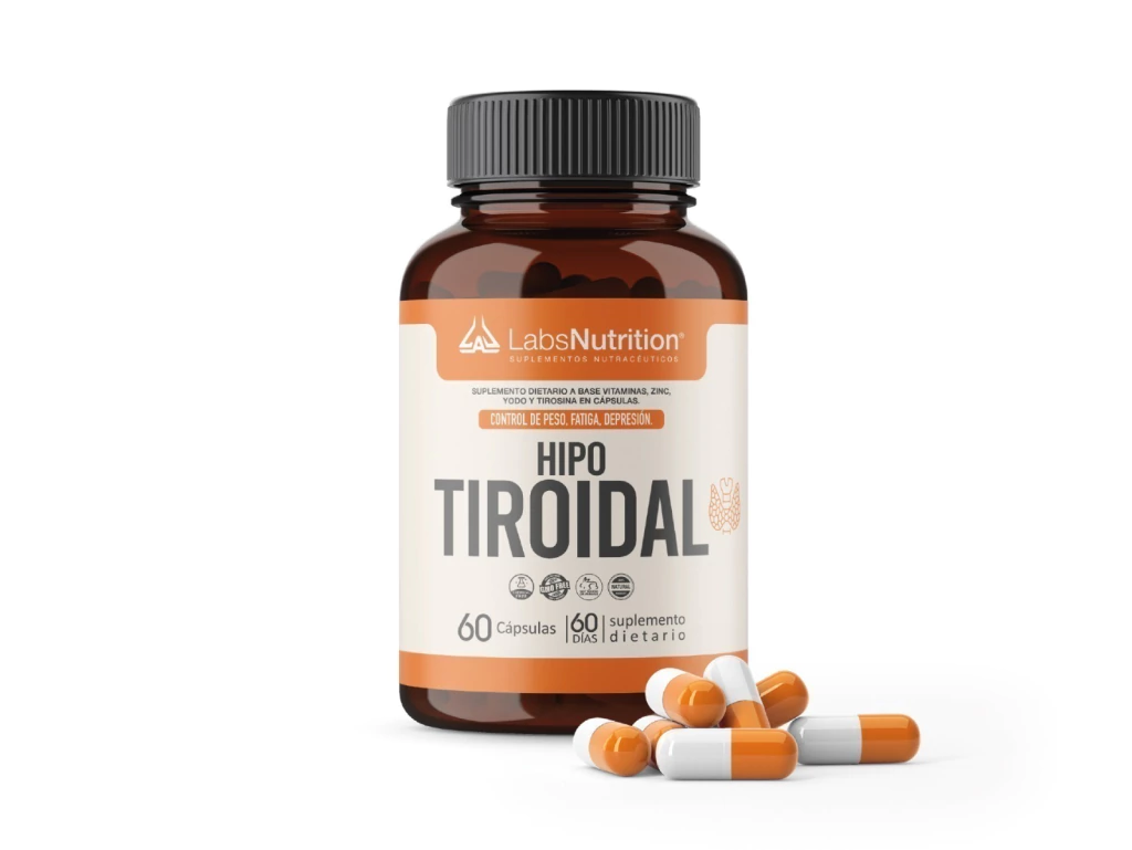Hipotiroidal Labs Nutrition - Tiroides Saludables (60 Caps)