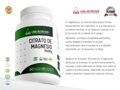 Citrato de Magnesio 850 mg (60 capsulas) - comprar online
