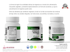 Citrato de Magnesio 850 mg (60 capsulas) en internet