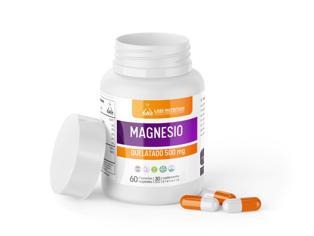 Magnesio Quelatado 400 mg (60 capsulas)