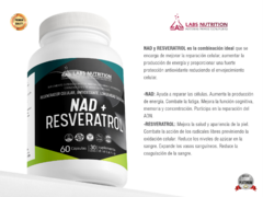 Nad Con Resveratrol 2 En 1 - Regenerador Celular (60 Capsulas) - comprar online