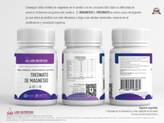 Treonato de Magnesio 500 mg (60 capsulas) - Labs Nutrition