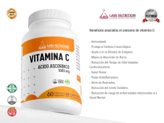 Vitamina C ácida 1000 mg (60 capsulas) - comprar online