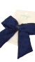 Moño brodery Azul - comprar online