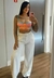 Cropped Mariely - Em Renda Martina Colorido com Aro no Busto - buy online