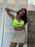 Strappy Style - Alcinha com Detalhe em Elástico - Amarelo Neon on internet