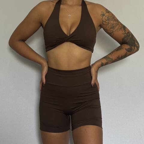 Shorts biker - chocolate - comprar online