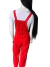 MACACÃO VERMELHO BOTÕES - KN | JEANS FEMININO 