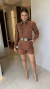 Conjunto camisa e short - marrom - comprar online