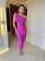 Vestido Midi Dani Laço - Fúcsia - comprar online