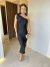 Vestido Midi Dani Laço - Preto - comprar online