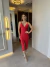 Vestido Midi Paola - vermelho - comprar online