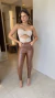 Body areia fivela dourada - comprar online