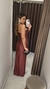 Vestido longo Elisa - vinho cabernet - loja online