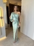 Vestido longo Dayane / verde menta