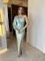 Vestido longo Dayane / verde menta - comprar online