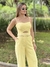 Macacão linho Kiara - amarelo - loja online