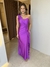 Vestido longo Letícia - fúcsia/uva - comprar online