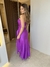 Vestido longo Letícia - fúcsia/uva na internet