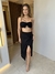 Conjunto Maria - saia midi e cropped preto - comprar online