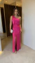 Vestido Longo Samantha rosa na internet