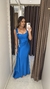 Vestido Longo Mara - Azul - Paula Faria