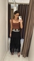 Saia Tule Camada - preta - comprar online