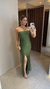 Vestido longo Elisa - verde-oliva - comprar online