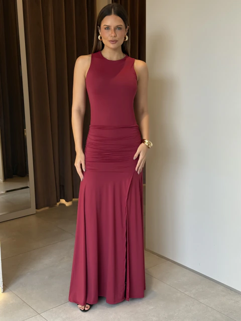 Vestido Summer - marsala