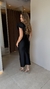 Vestido Midi babado / preto na internet