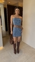Vestido curto jeans - comprar online