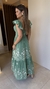 Vestido bordado verde - Paula Faria