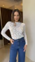 Blusa renda off - loja online