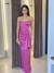 Vestido Longo Diana roda fucsia na internet