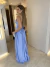 Vestido longo Marli azul serenity - Paula Faria