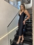 Vestido Midi Paola preto - Paula Faria
