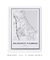 Quadro Decorativo Mapa de Balneário Piçarras - Emoldurei Store